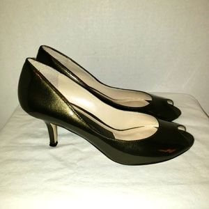 Nine West Open Toe Pumps 6 M.